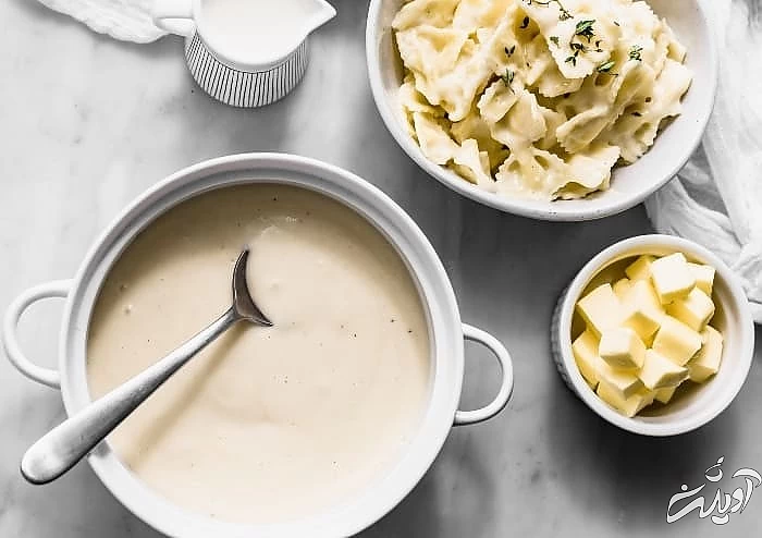 پاستا با سس بشامل